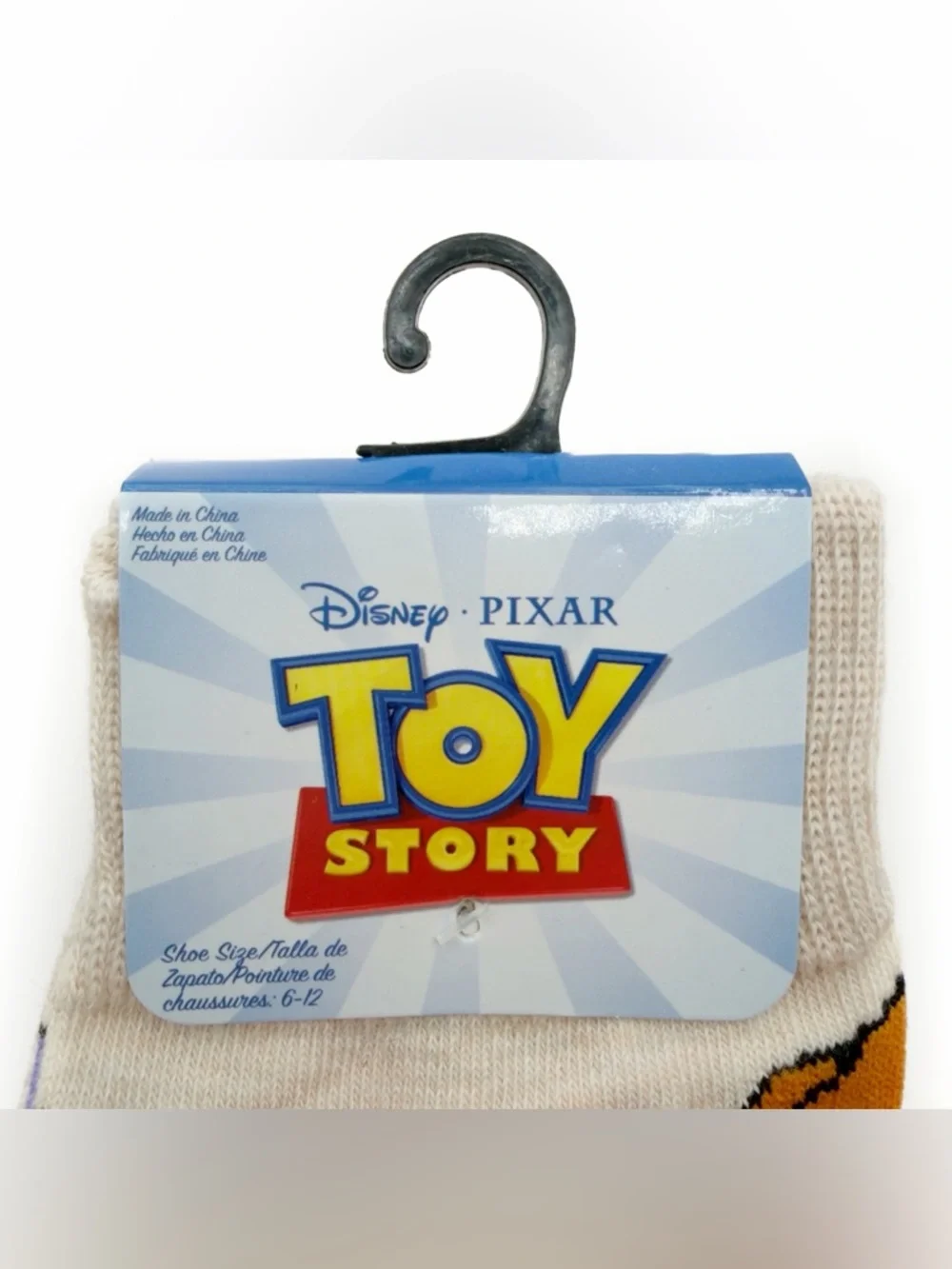 New Disney Pixar Toy Story Crew Socks Mens Womens Buzz Lightyear Woody Fun Gift